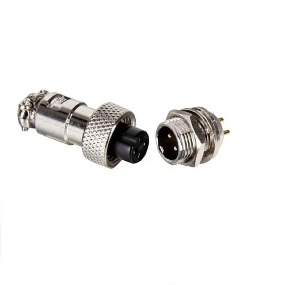 Buy GX12 4 Pin 12mm Dia Round Shell Aviation Connector Set Of Male