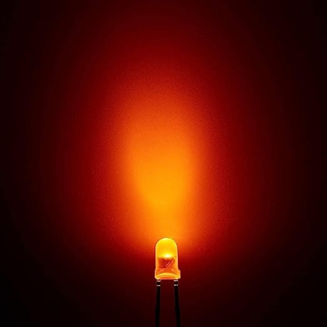 Buy LED Basic Orange 5mm Diffused 150 200 Mcd Online In India