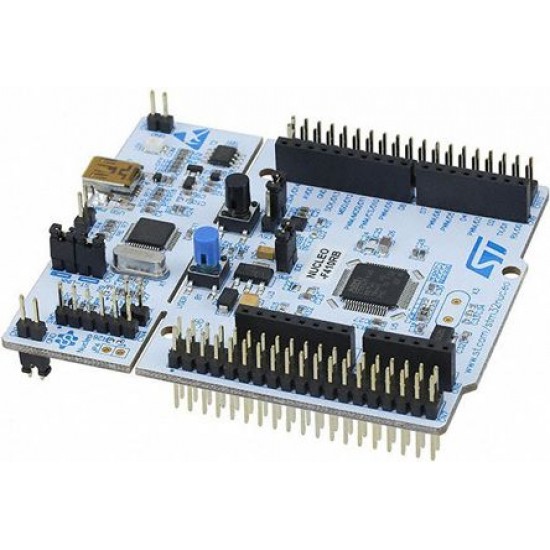 NUCLEO-F410RB Development Kit for STM32F410RBT6 Microcontroller - Embedded ST-Link -  Mini USB cable included 