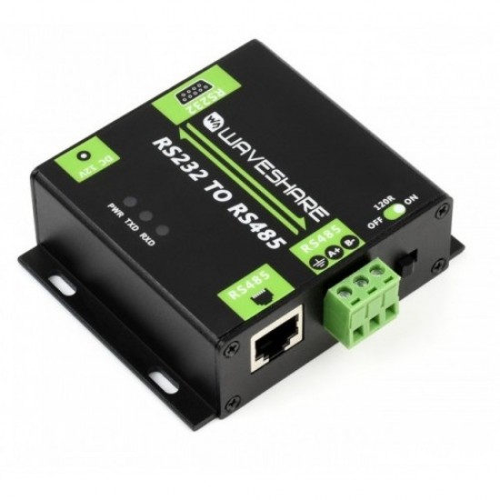 Industrial grade isolated RS232 TO RS485 converter with ADI Magnetical Isolation - Power Supply and RS232 Cable Included