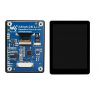Waveshare 2.8inch Capacitive Touch Display for Raspberry Pi, 480×640, DSI, IPS, Fully Laminated Screen