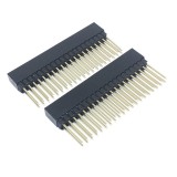 Buy 2x20 Stackable Female Header for Raspberry Pi HATs - 2.54mm Pitch ...