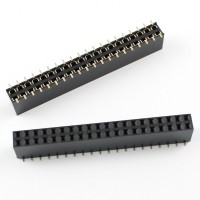 Dual Row 2x20 Surface Mount Female Header - 2.54mm Pitch 