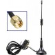 3dBi 900-1800MHz Magnetic Base GSM Antenna 20CM Length With 3 Meter SMA Male Cable