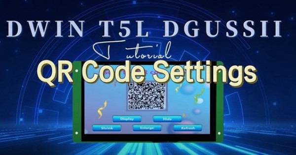 QR Code Handling and Settings for DWIN HMI LCDs