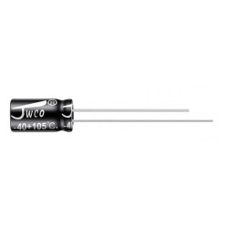 Jwco 1uF/63V 5*11mm 105°C Electrolytic Capacitor - Pack of 25 Jwco 1uF/63V 5*11mm 105°C Electrolytic Capacitor - Pack of 25