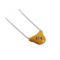 Set of 25 : CT4-0805Y104M500 - 100nF / 0.1uF Multi Layer Ceramic Disc Capacitor (104) 