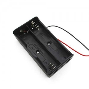 18650 2S Cell Holder Spring End with Wire 18650 2S Cell Holder Spring End with Wire