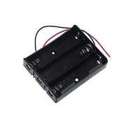 18650 3S Cell Holder Spring End with Wire