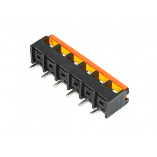 HB9500-9.5-6P 9.5mm Pitch 6-Pin Barrier Terminal Connector with Flap Cover Lid 300V 25A