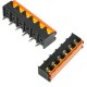 HB9500-9.5-6P 9.5mm Pitch 6-Pin Barrier Terminal Connector with Flap Cover Lid 300V 25A