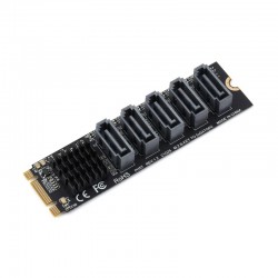 M.2 NGFF SATA to 5-Ch SATA3 Expander, JMB575 control chip