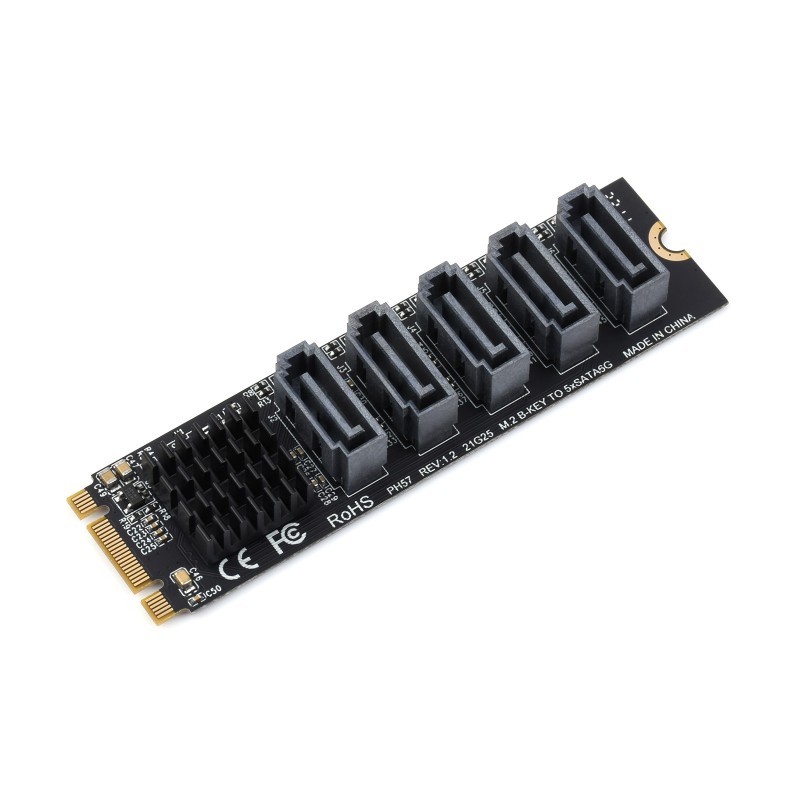 Buy M.2 NGFF SATA to 5-Ch SATA3 Expander Online in India at HUBTRONICS.in