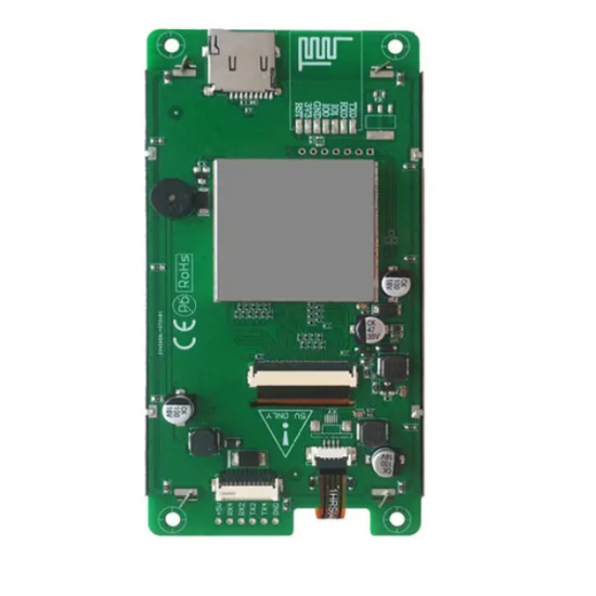 DWIN 4.3inch HMI SMART Serial LCD, Resistive Touch, IPS TFT 480x800 250nit LCD Display, DMG80480C043_02WTR