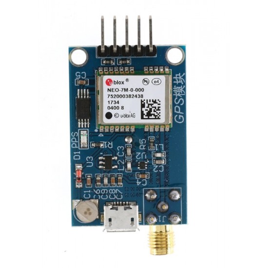 NEO-7M Satellite Positioning GPS Module Development Board for Arduino STM32 51 - Micro USB Interface NEO-7M Satellite Positioning GPS Module Development Board for Arduino STM32 51 - Micro USB Interface