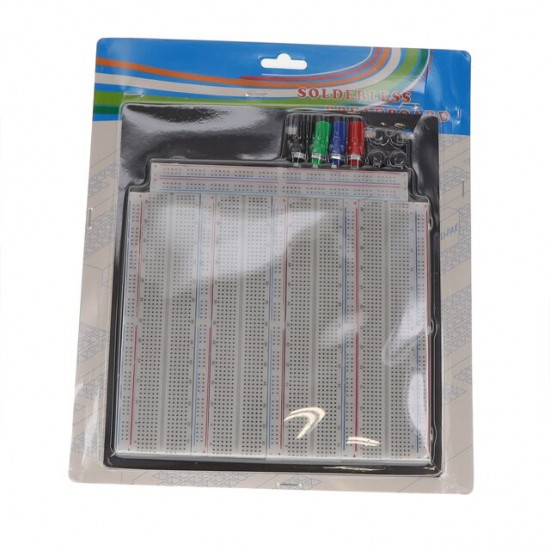 3220 Points Solderless Breadboard with Base Plate and Power Connectors 3220 Points Solderless Breadboard with Base Plate and Power Connectors