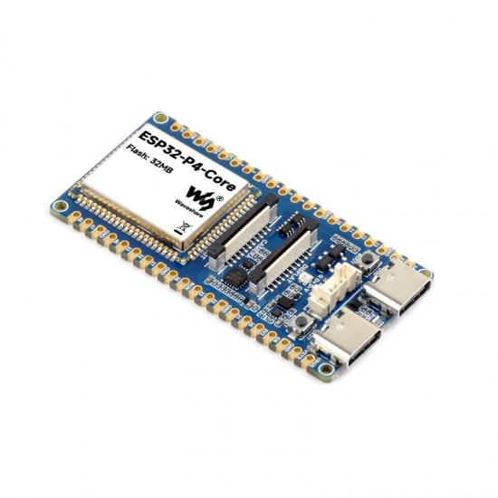 Waveshare ESP32-P4-Core Industrial HMI + Edge AI + Multimedia Controller Based On ESP32-P4, Equipped With RISC-V 32-bit Dual-core And Single-core Processors, Supports USB OTG 2.0 HS - Unsoldered Header Waveshare ESP32-P4-Core Industrial HMI + Edge AI + Multimedia Controller Based On ESP32-P4, Equipped With RISC-V 32-bit Dual-core And Single-core Processors, Supports USB OTG 2.0 HS - Unsoldered Header
