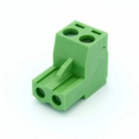 Plug In Type Screw Terminal Connector Right Angle - 2 Pin - 5.08mm Pitch - Female - 5085-2P-F