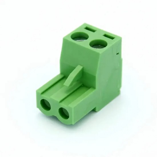 Plug In Type Screw Terminal Connector Right Angle - 2 Pin - 5.08mm Pitch - Female - 5085-2P-F