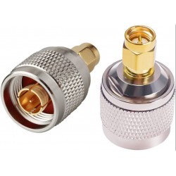 N-male N(M) to SMA-male SMA (M) Interconnect Adapter N-male N(M) to SMA-male SMA (M) Interconnect Adapter