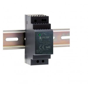 USR-D12-24 - 24W 12V 2A  AC to DC DIN Rail Mount Switching Power Supply