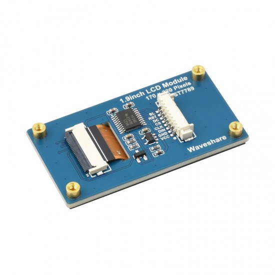Écran LCD IPS Waveshare 0.96 Pouces - 160x80 Pixels, Interface SPI, 65K Couleurs, Pour Raspberry Pi, Arduino