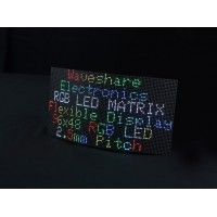 RGB full-color LED matrix panel, 2.5mm Pitch, 96x48 pixels, Bendable Flexible PCB