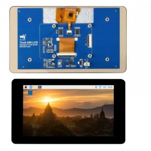 Waveshare 7inch Capacitive Touch Display for Raspberry Pi, MIPI DSI Interface, 800×480 Waveshare 7inch Capacitive Touch Display for Raspberry Pi, MIPI DSI Interface, 800×480