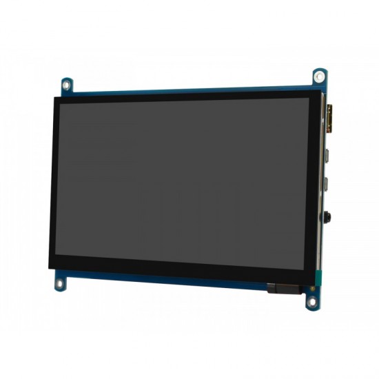 Waveshare 7inch QLED Quantum Dot Display, Capacitive Touch, 1024×600, G+G Toughened Glass Panel, Various Systems Support