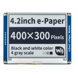 400x300, 4.2inch E-Ink display module, SPI interface