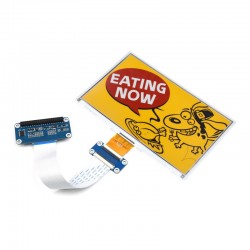 7.3inch e-Paper HAT (G), 800 × 480, Red/Yellow/Black/White