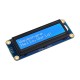LCD1602 I2C Module, White color with blue background, 16x2 characters LCD, 3.3V/5V