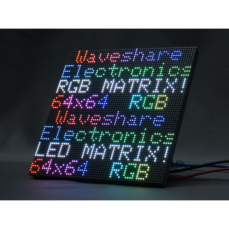 Waveshare P3 RGB Full-Color LED Matrix Panel, 3mm Pitch, 64×64 Pixels Buy  in India at