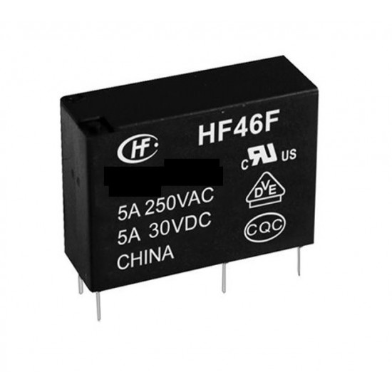 Hongfa HF46F/24-HS1 24V 5A Miniature Relay 