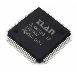 ZLAN1003 Serial to Ethernet Communication Controller IC - PQFP- 80