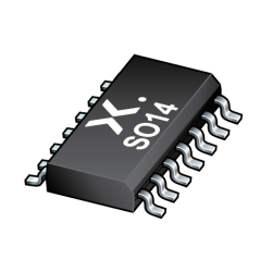 74HC86D Quad 2-input EXCLUSIVE-OR gate SO14