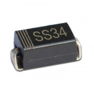SS34 (1N5822) Surface-Mount Schottky Barrier Rectifier 40V 3A - DO214AC SS34 (1N5822) Surface-Mount Schottky Barrier Rectifier 40V 3A - DO214AC