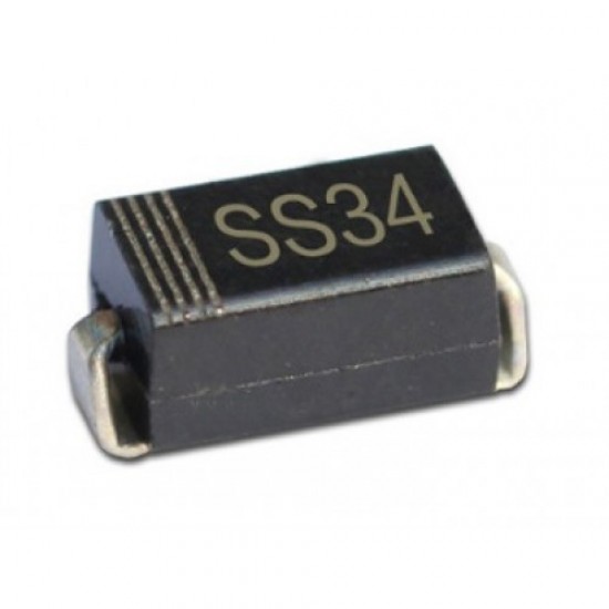 SS34 (1N5822) Surface-Mount Schottky Barrier Rectifier 40V 3A - DO214AC