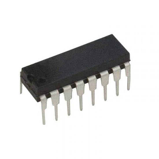 74HC595 - 8-bit serial-in, serial or parallel-out shift register, DIP-16