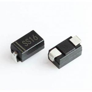 SS16 Schottky Barrier Rectifier, 1.0 A, 60 V, SMA (DO-214AC) SS16 Schottky Barrier Rectifier, 1.0 A, 60 V, SMA (DO-214AC)
