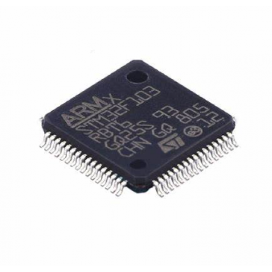 STM32G070RBT6 Arm Cortex-M0+ 32-bit MCU, 128 KB Flash, 36 KB RAM, 4x USART, timers, ADC, comm. I/Fs, 2.0-3.6V LQFP-64(10x10)