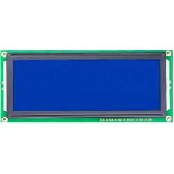 JHD762M5 20x4 Jumbo Alphanumeric LCD Module Blue/White