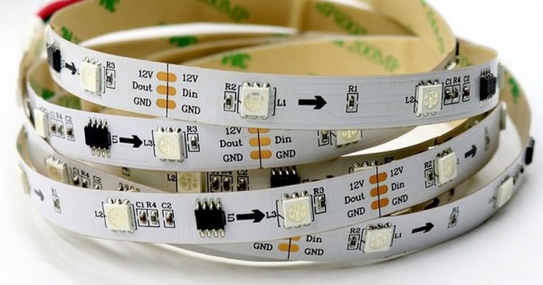 Buy 5 meter Reel WS2811 IC Based RGB LED Strip Online in India at ...