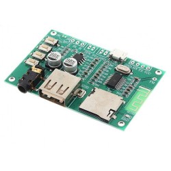 BT201 Bluetooth Audio Receiver Playback Module - BT/UDISK/TF Card Playback - Serial AT command MCU Control, 3W Amplifier, SPP Pass through BT201 Bluetooth Audio Receiver Playback Module - BT/UDISK/TF Card Playback - Serial AT command MCU Control, 3W Amplifier, SPP Pass through