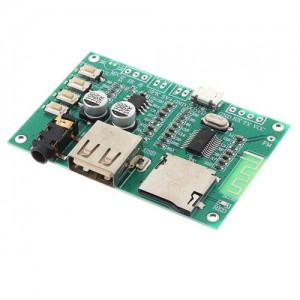 BT201 Bluetooth Audio Receiver Playback Module - BT/UDISK/TF Card Playback - Serial AT command MCU Control, 3W Amplifier, SPP Pass through BT201 Bluetooth Audio Receiver Playback Module - BT/UDISK/TF Card Playback - Serial AT command MCU Control, 3W Amplifier, SPP Pass through