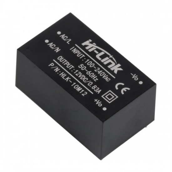 Hi-Link HLK-10M12 AC to DC Converter Module 12V 830mA 10W Output