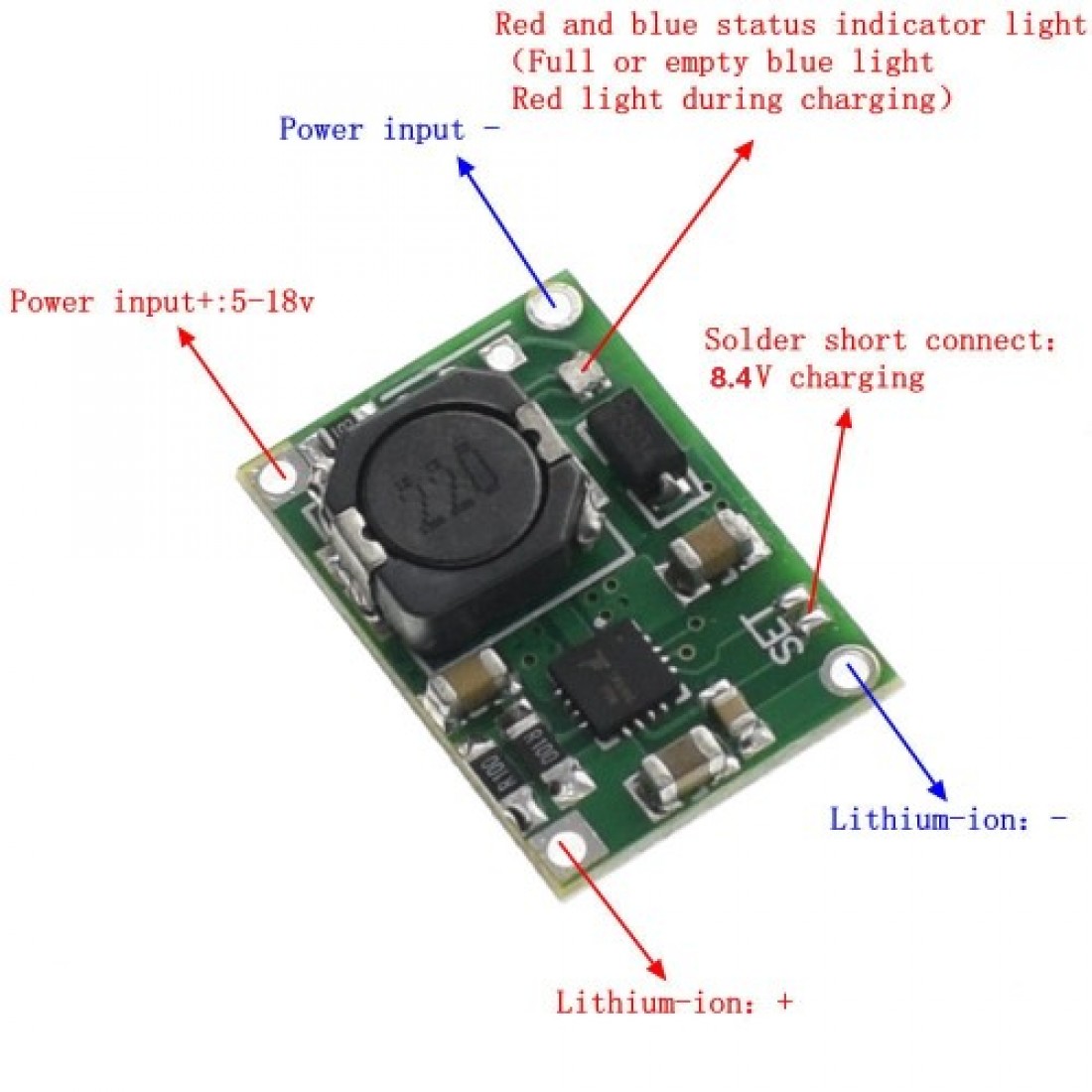 TP5100 2A 1S/2S 4.2V/8.4V Lithium Battery Charger Module Buy in India ...