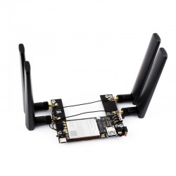 Waveshare 5G/4G/3G Module Designed For Jetson Orin, Includes RM520N-GL Module, Supports 5G NSA And SA Networking, GNSS Positioning Waveshare 5G/4G/3G Module Designed For Jetson Orin, Includes RM520N-GL Module, Supports 5G NSA And SA Networking, GNSS Positioning