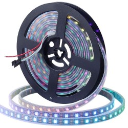 5 Meter Reel - IP67 Waterproof- NeoPixel WS2812B Addressable LED Strip - 5V - 60 led/mtr - White PCB 5 Meter Reel - IP67 Waterproof- NeoPixel WS2812B Addressable LED Strip - 5V - 60 led/mtr - White PCB