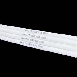 White Glue Stick For Hot Melt Glue Gun - 21.5cm (L) x 11mm (Dia) [ Pack of 4 ]